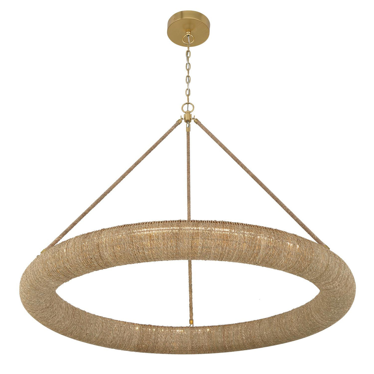 Crystorama Oakley 48'' Integrated LED Soft Gold Chandelier
