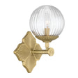 Crystorama Orly 7.5'' Aged Brass Sconce