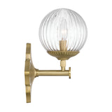 Crystorama Orly 7.5'' Aged Brass Sconce