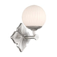 Crystorama Orly 7.5'' Polished Nickel Sconce