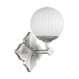 Crystorama Orly 7.5'' Polished Nickel Sconce