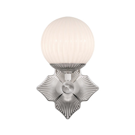 Crystorama Orly 7.5'' Polished Nickel Sconce