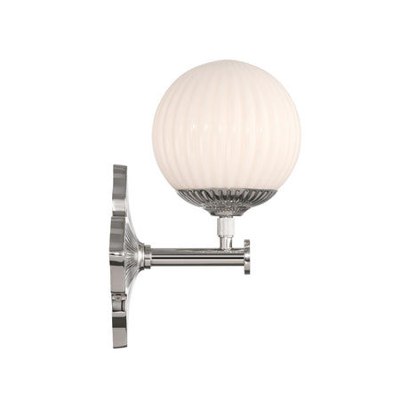 Crystorama Orly 7.5'' Polished Nickel Sconce