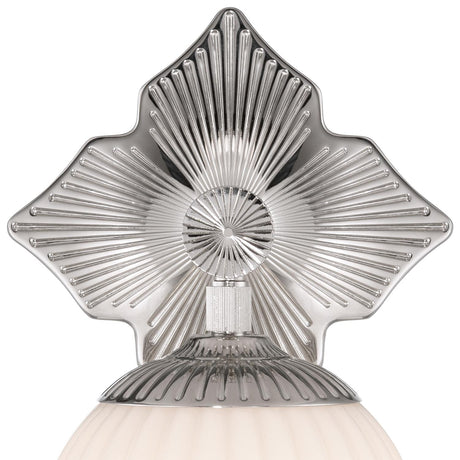 Crystorama Orly 7.5'' Polished Nickel Sconce