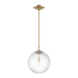 Crystorama Orly 14'' Aged Brass Pendant