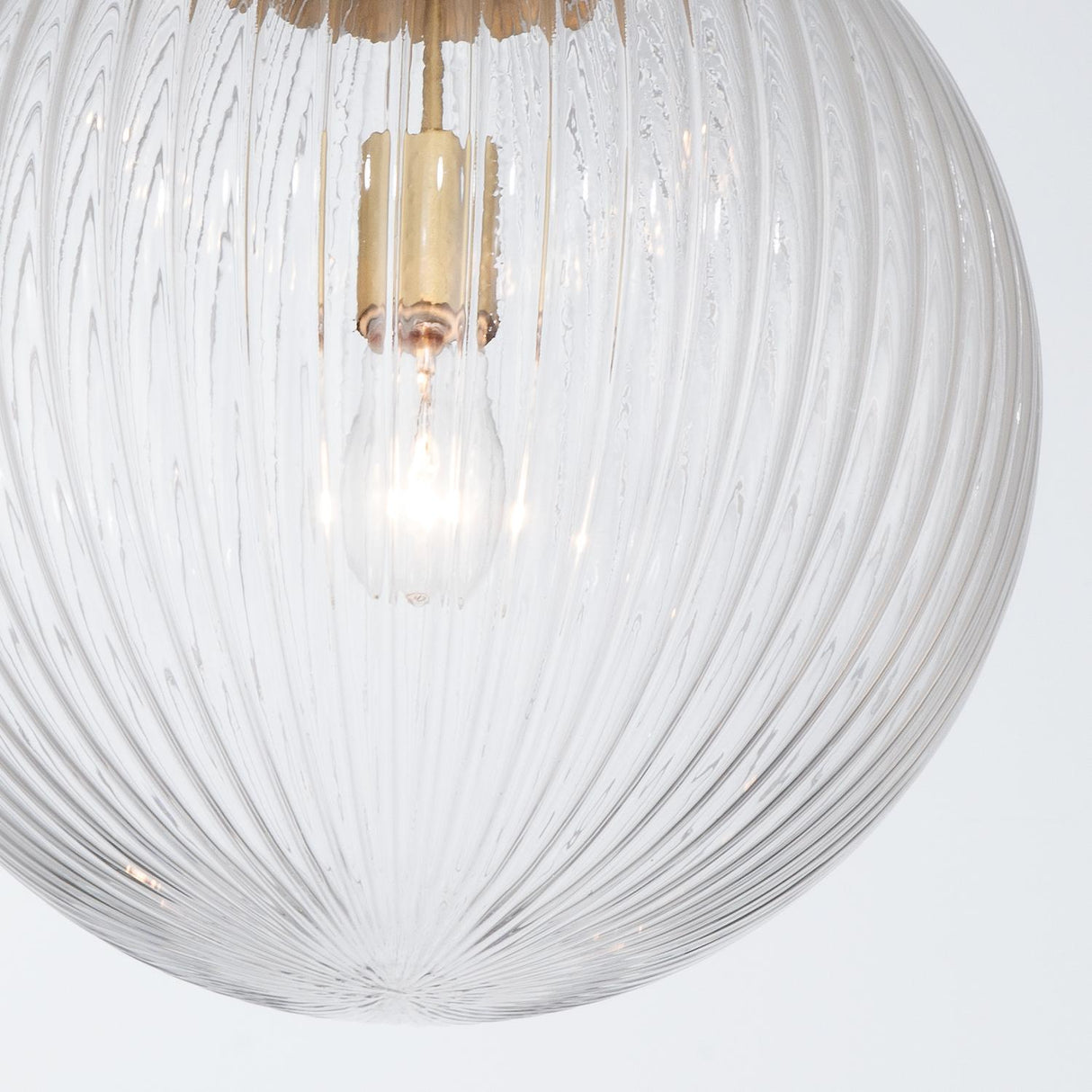 Crystorama Orly 14'' Aged Brass Pendant