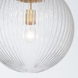 Crystorama Orly 14'' Aged Brass Pendant