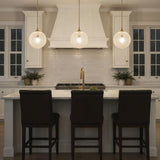 Crystorama Orly 14'' Aged Brass Pendant