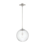 Crystorama Orly 14'' Polished Nickel Pendant