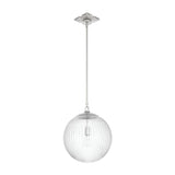 Crystorama Orly 14'' Polished Nickel Pendant