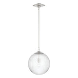 Crystorama Orly 14'' Polished Nickel Pendant