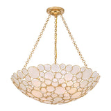 Crystorama Palla 24.5'' Antique Gold Chandelier