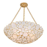 Crystorama Palla 24.5'' Antique Gold Chandelier