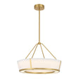 Crystorama Royce 24.25'' Integrated LED Luxe Gold Pendant