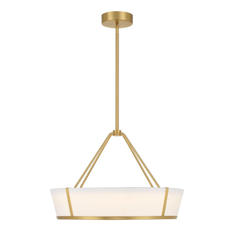 Crystorama Royce 24.25'' Integrated LED Luxe Gold Pendant