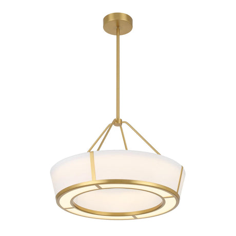 Crystorama Royce 24.25'' Integrated LED Luxe Gold Pendant