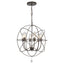 Crystorama Solaris 28.5'' English Bronze Outdoor Chandelier