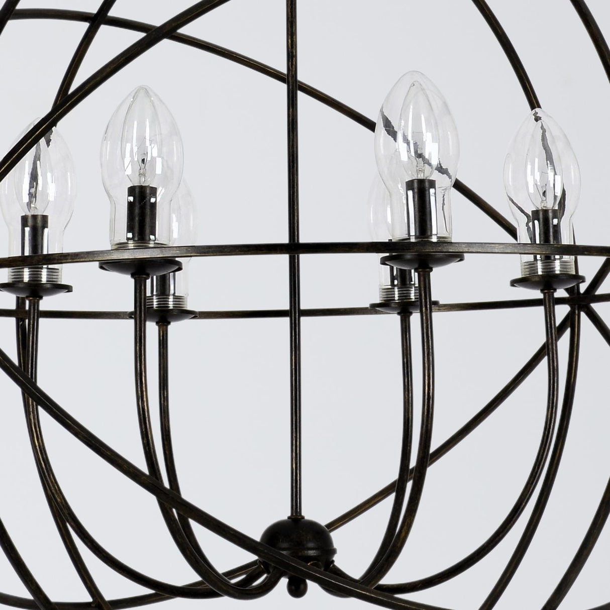 Crystorama Solaris 28.5'' English Bronze Outdoor Chandelier