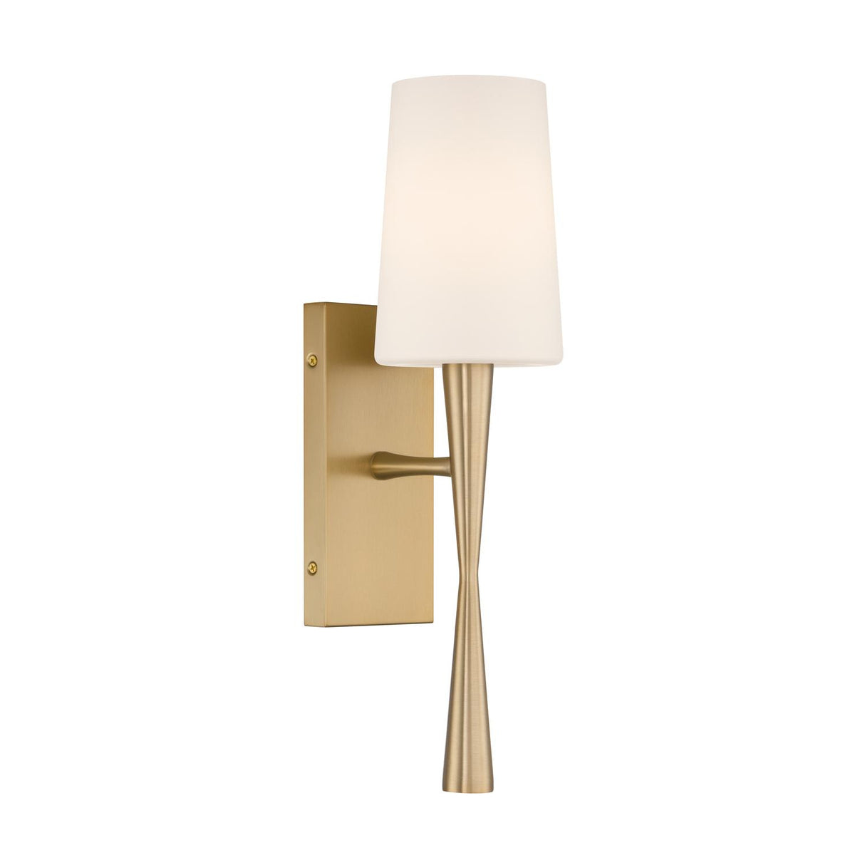 Crystorama Trenton 5'' Aged Brass Sconce