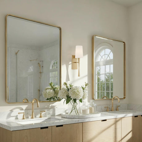 Crystorama Trenton 5'' Aged Brass Sconce