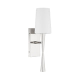 Crystorama Trenton 5'' Polished Nickel Sconce