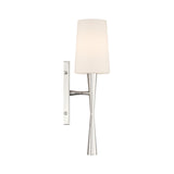 Crystorama Trenton 5'' Polished Nickel Sconce