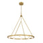 Crystorama Terrell 29.5'' LED Luxe Gold Chandelier