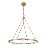 Crystorama Terrell 29.5'' LED Luxe Gold Chandelier