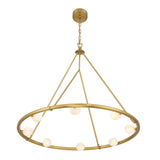 Crystorama Terrell 29.5'' LED Luxe Gold Chandelier