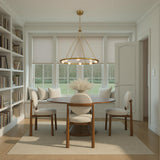 Crystorama Terrell 29.5'' LED Luxe Gold Chandelier