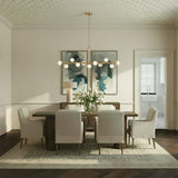 Crystorama Terrell 46.5'' LED Luxe Gold Linear Chandelier