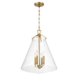 Crystorama Voss 18'' Luxe Gold Pendant