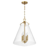 Crystorama Voss 18'' Luxe Gold Pendant