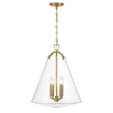 Crystorama Voss 18'' Luxe Gold Pendant
