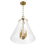 Crystorama Voss 18'' Luxe Gold Pendant