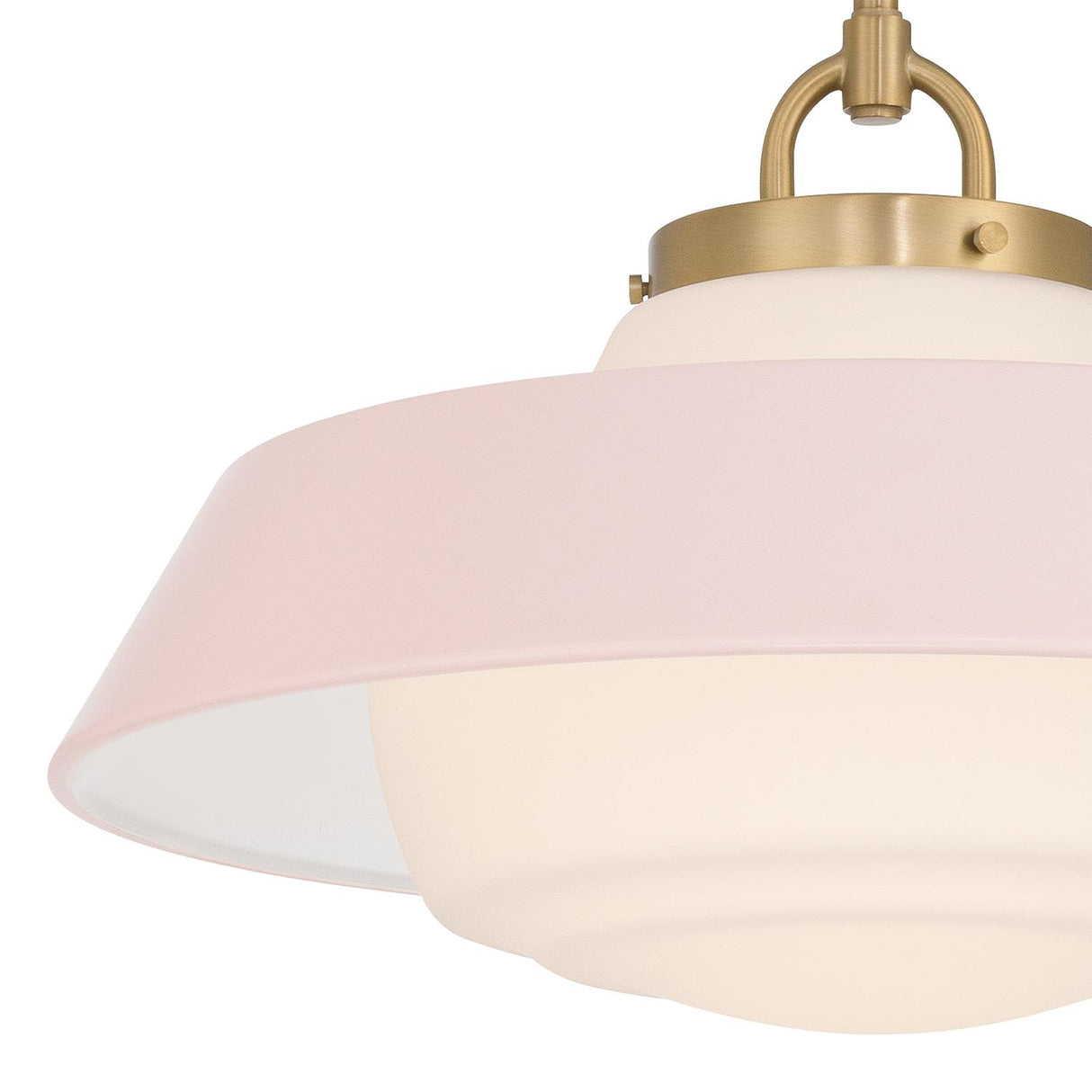 Crystorama Xander 16'' Vibrant Gold + Blush Pendant