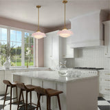 Crystorama Xander 16'' Vibrant Gold + Blush Pendant