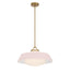 Crystorama Xander 20'' Vibrant Gold + Blush Pendant