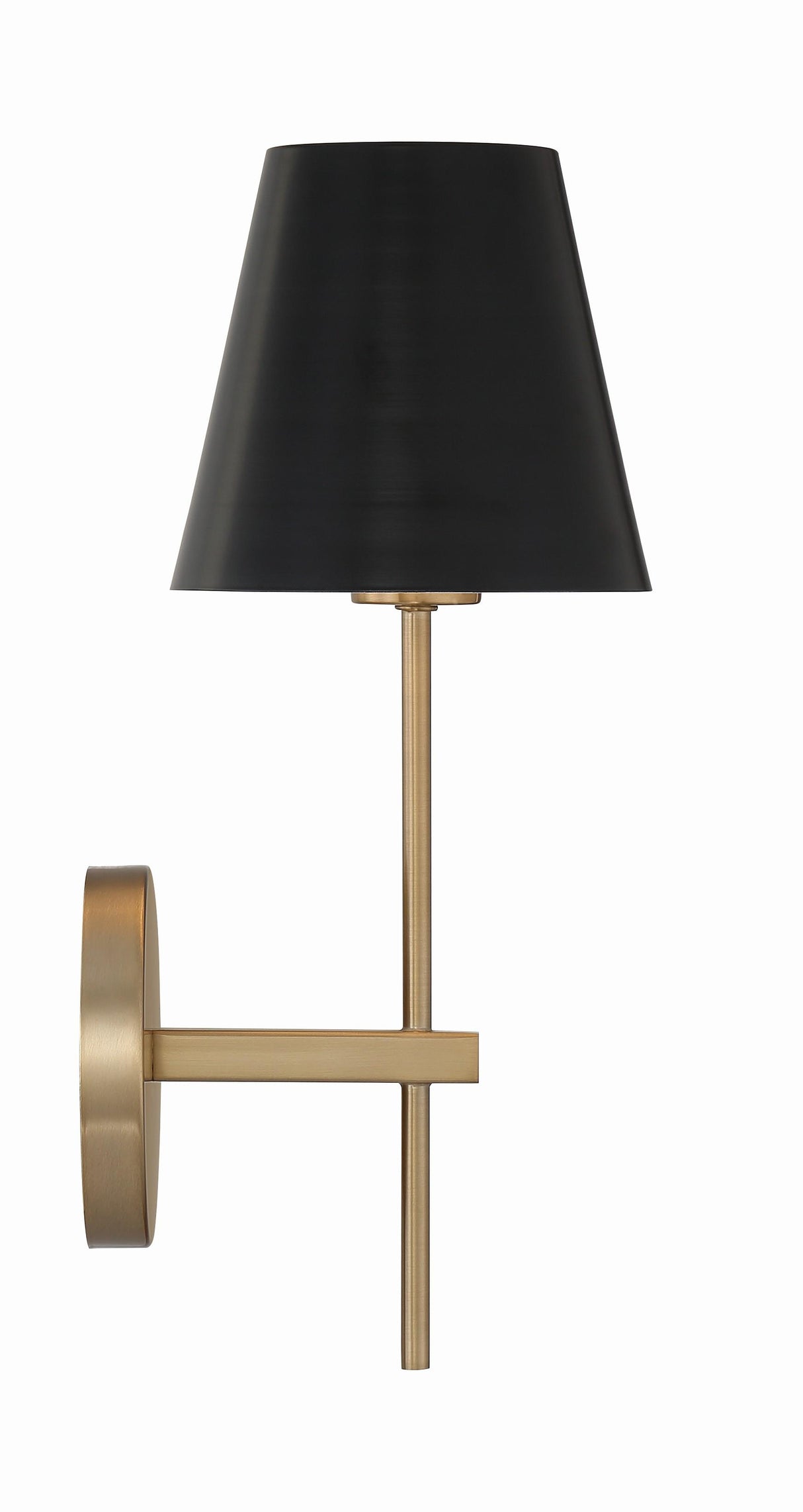 Crystorama Xavier 6'' Vibrant Gold Sconce
