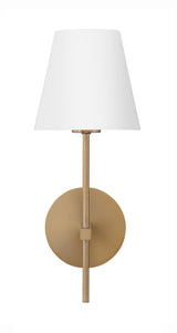 Crystorama Xavier 6'' Vibrant Gold Sconce