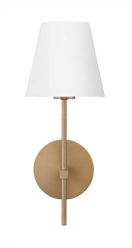 Crystorama Xavier 6'' Vibrant Gold Sconce