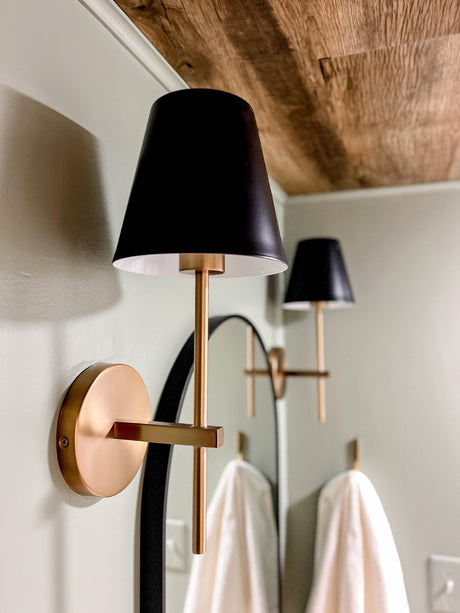 Crystorama Xavier 6'' Vibrant Gold Sconce