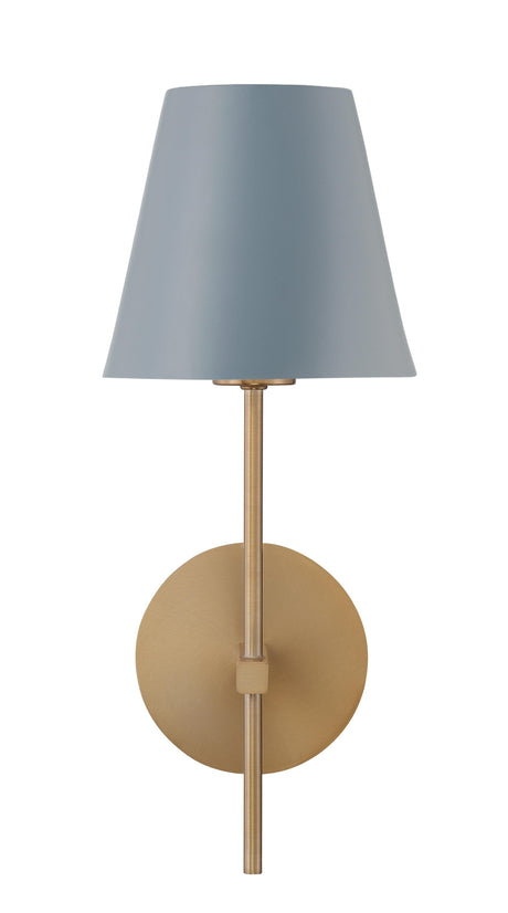 Crystorama Xavier 6'' Vibrant Gold + Blue Sconce