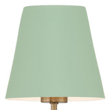 Crystorama Xavier 6'' Vibrant Gold + Green Sconce