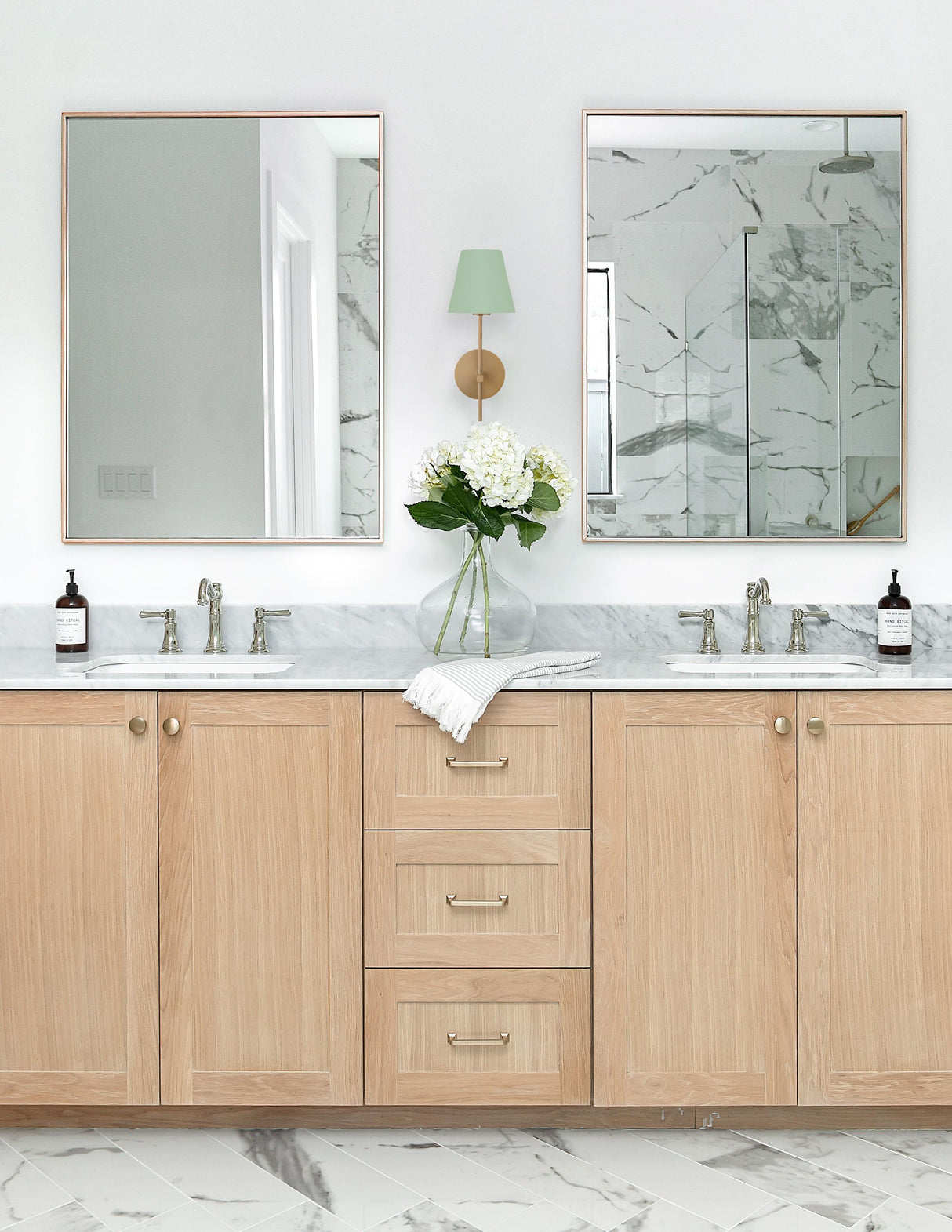 Crystorama Xavier 6'' Vibrant Gold + Green Sconce