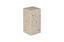 Phillips Collection Teak Slice Pedestal Square Oat Finish SM Accent
