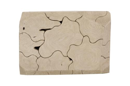 Phillips Collection Prism Oat Finish Coffee Table