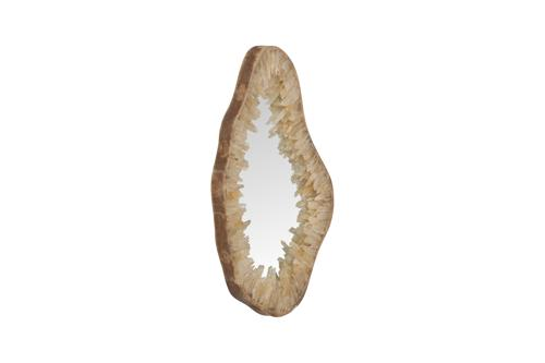 Phillips Collection Quartz Crystal Beige Mirror