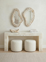 Phillips Collection Quartz Crystal Beige Mirror