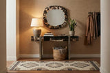 Phillips Collection Stacked Pebble Petrified Mixed Mirror